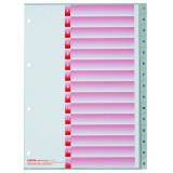 Register A4 hoch 1-15 nummeriert Kunststoff PP grau Kolmaflex Nr. 1871503
