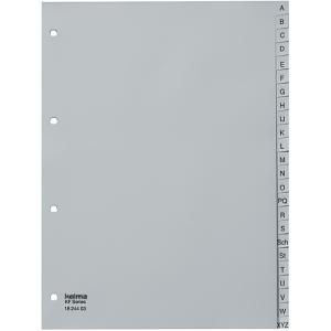 Register A4 hoch A-Z Kunststoff PP grau Kolmaflex Nr. 1872403