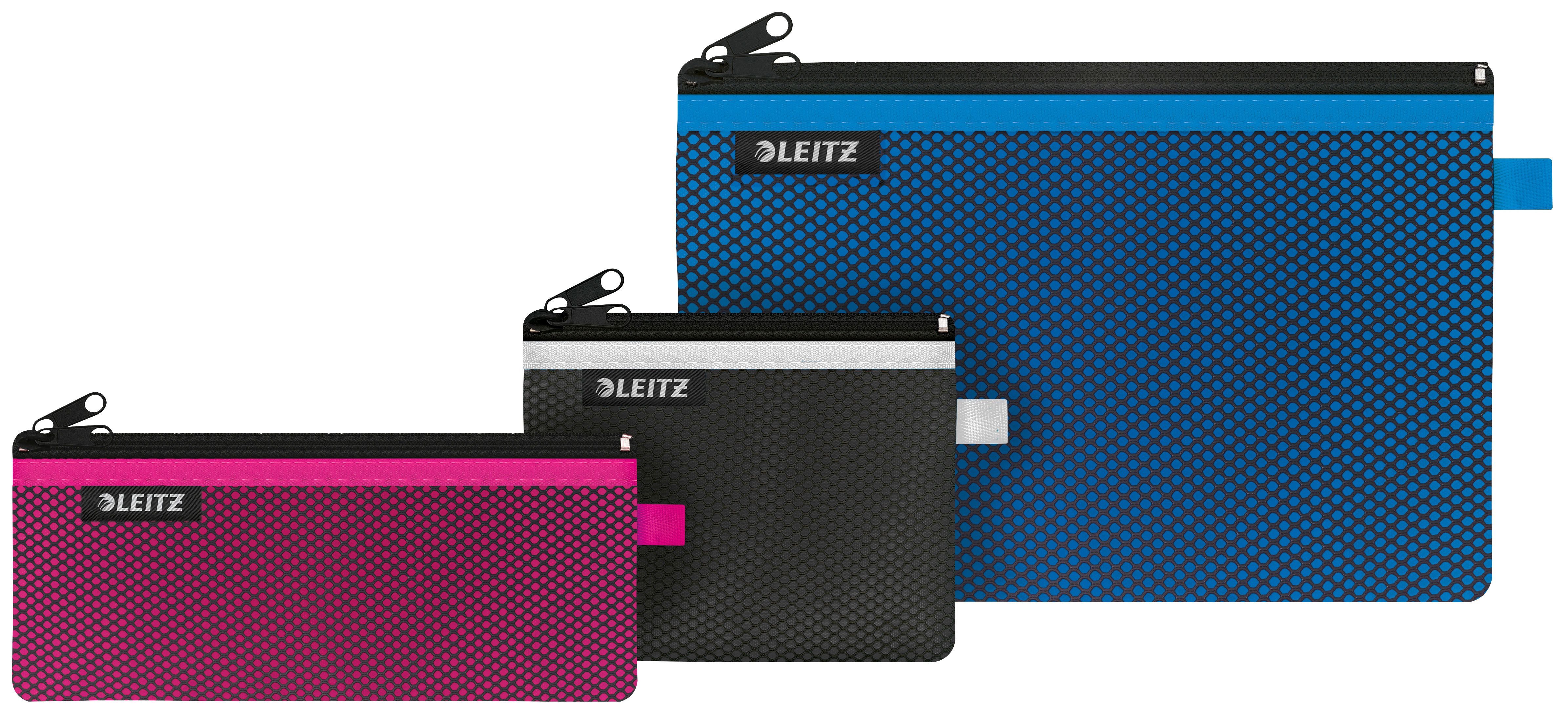 Leitz Wow Zip Verschlussbeutel sortiert Gr. S/M/L / Beutel à 3 Stück SOL. VORRAT