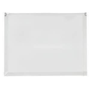 Kolma Easy Dokumententasche A4 quer transparent, mit Zippverschluss
