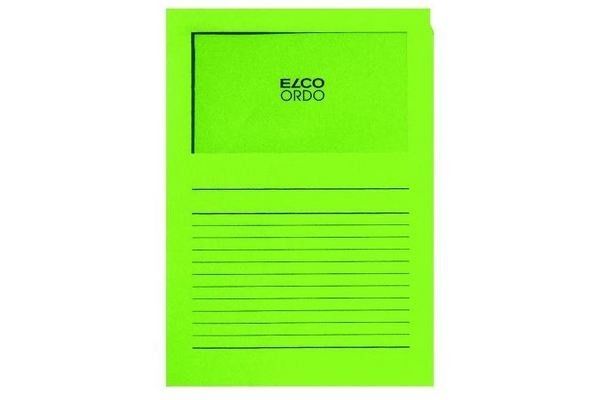Elco Ordo Classico A4 intensivgrün mit Fenster, Bt. à 10 Stück, Nr. 73695-62