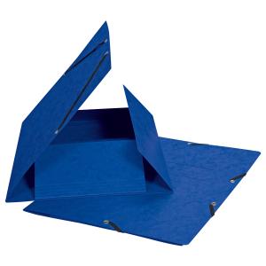 Biella TopColor Gummibandmappe A4 blau Karton 355 gm2, Nr. 0178401.05