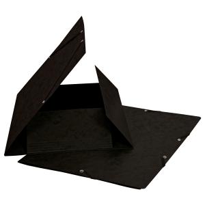 Biella TopColor Gummibandmappe A4 black Karton 355 gm2, Nr. 0178401.02