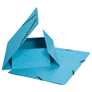 Biella Gummibandmappe A4 hellblau Karton 355 gm2, Nr. 0178401.06