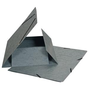 Biella TopColor Gummibandmappe A4 grau Karton 355 gm2, Nr. 0178401.25