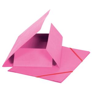 Biella TopColor Gummibandmappe A4 rosa Karton 355 gm2, Nr. 0178401.40