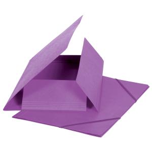 Biella Gummibandmappe A4 violett Karton 355 gm2, Nr. 0178401.42