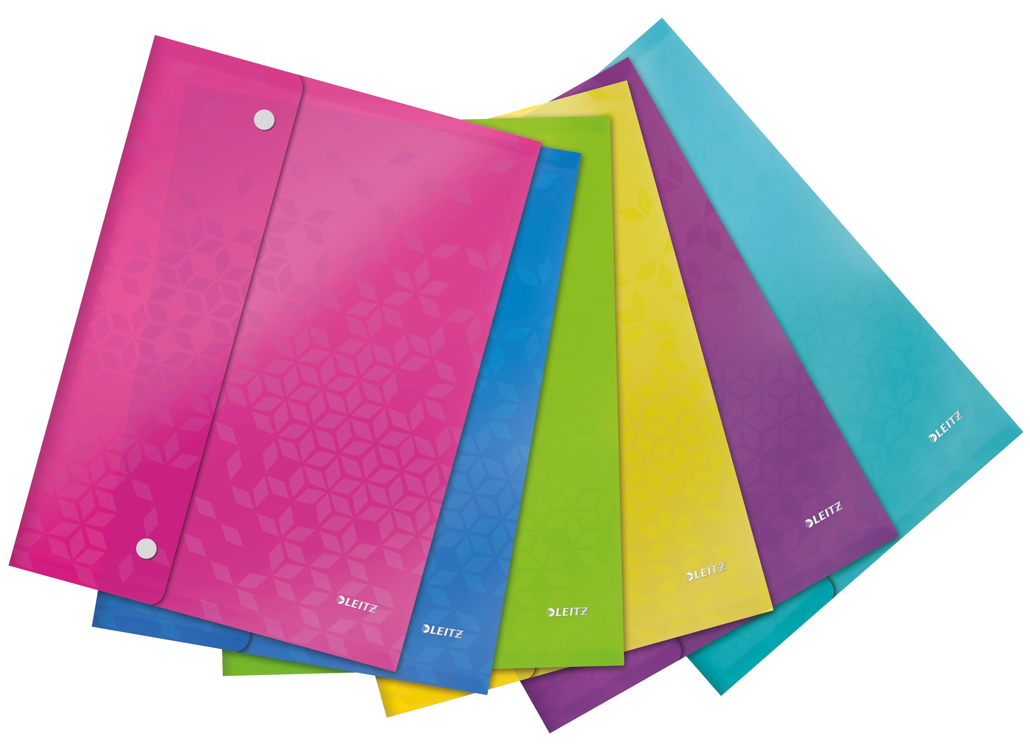 Leitz Wow Sammeltaschen A4 6 Farben assortiert SPEZIALBESTELLUNG!!!
