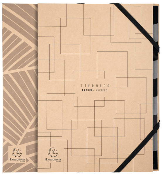 Exacompta Eterneco Ordnungsmappe Harmonika, 9 Fächer, 2 sortierte Motive