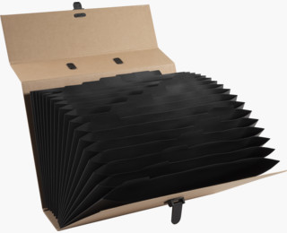 Exacompta Eterneco Dokumententasche A4 Dehnbar, mit 18 Fächer SPEZIALBESTELLUNG