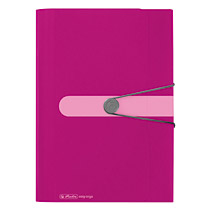 Herlitz Fächermappe A4 PP beere 12 Fächer mit Tabs