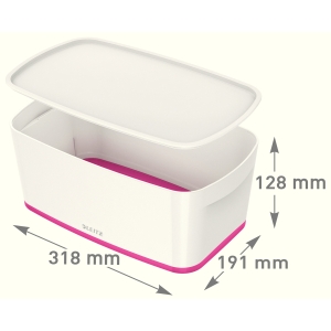 Leitz MyBox Klein mit Deckel pink 5L 318 x 128 x 191 mm SPEZIALBESTELLUNG!!!