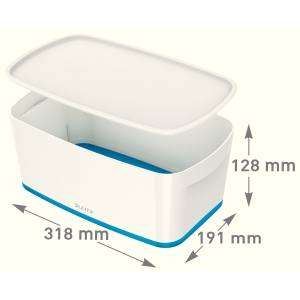 Leitz MyBox Klein mit Deckel blau 5L 318 x 128 x 191 mm SPEZIALBESTELLUNG!!!