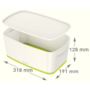 Leitz MyBox Klein mit Deckel grün 5L 318 x 128 x 191 mm SPEZIALBESTELLUNG!!!