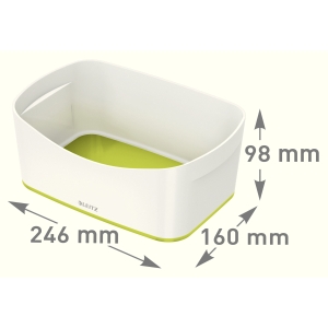 Leitz MyBox Aufbewahrungsschale grün 246 x 98 x 160 mm SPEZIALBESTELLUNG!!!