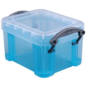 Kunststoffbox 0,14 Liter azurblau B 48 x T 64 x H 42 mm SPEZIALBESTELLUNG!