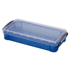 Kunststoffbox 0,55 Liter blau B 80 x T 185 x H 30 mm SPEZIALBESTELLUNG