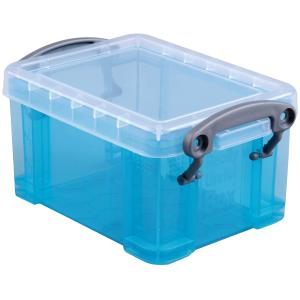 Kunststoffbox 0,7 Liter azurblau B 80 x T 120 x H 70 mm SPEZIALBESTELLUNG