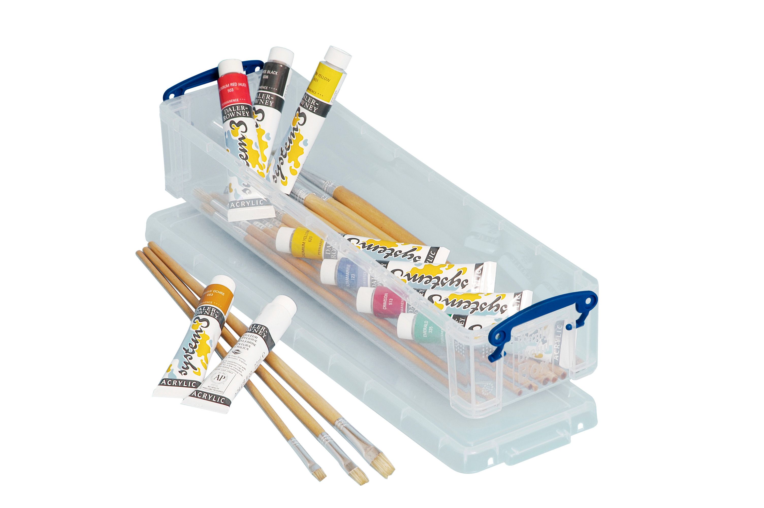 Kunststoffbox 1,5 Liter klar B 80 x T 320 x H 60 mm SPEZIALBESTELLUNG