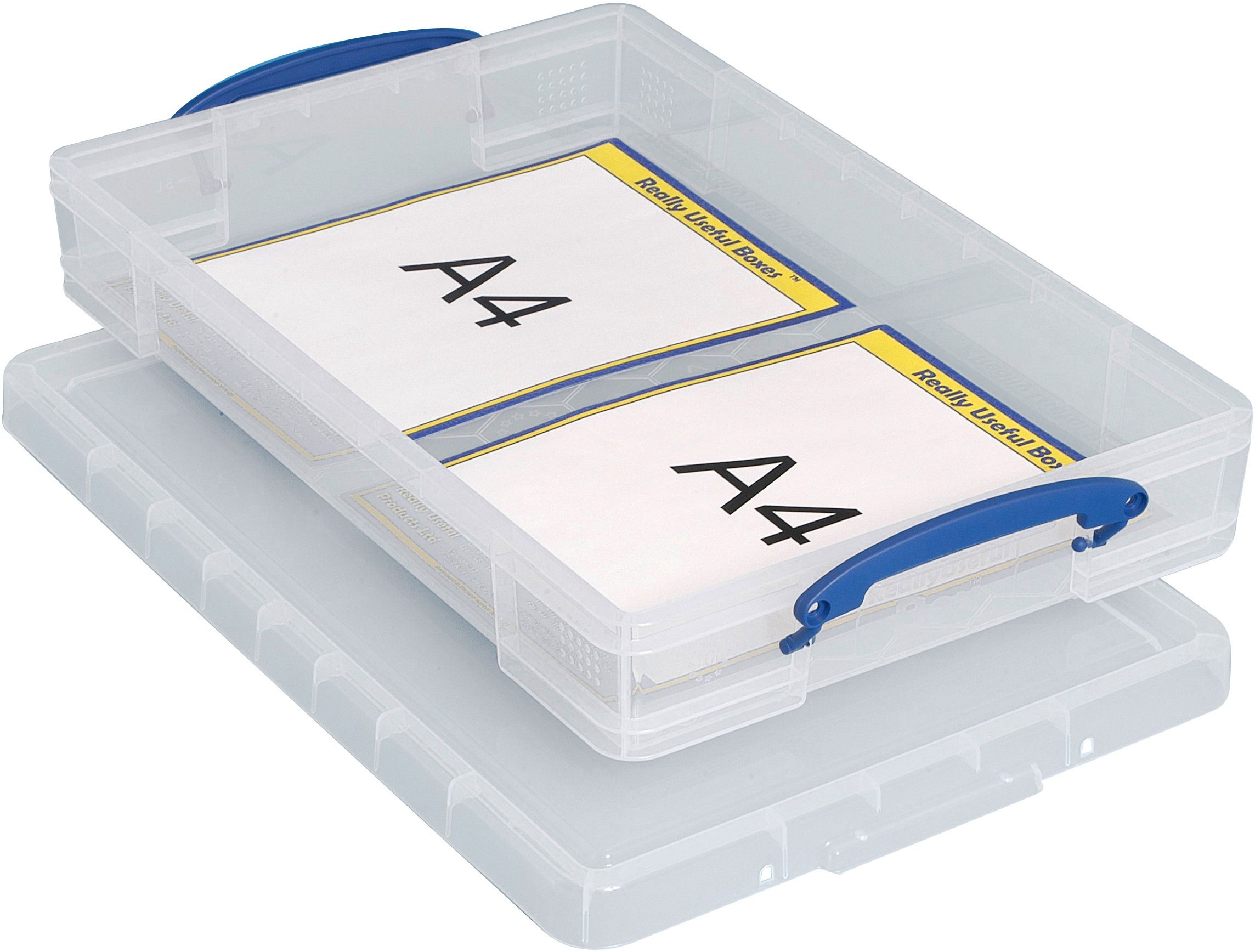 Kunststoffbox 10 Liter klar B 298 x T 460 x H 70 mm SPEZIALBEST.
