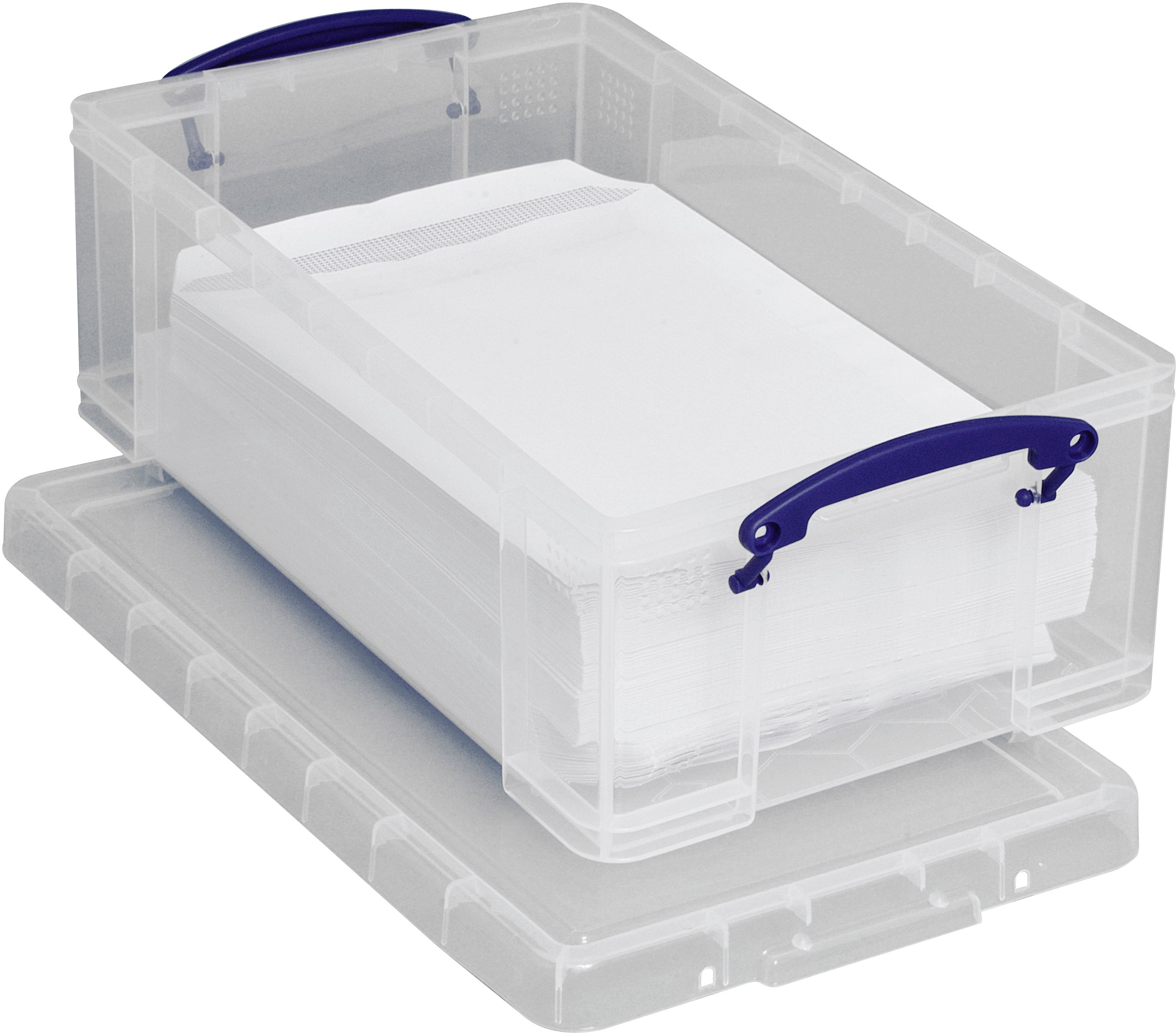 Kunststoffbox 12 Liter klar B 235 x T 415 x H 140 mm SPEZIALBEST.