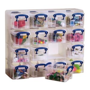 Organizer Set 16 x 0,14 Liter Boxen klar B 280 x T 90 x H 224 mm SPEZIALBEST.