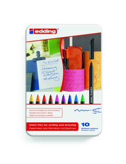 Fasermaler edding 1200-e10 Etui mit 10 Farben