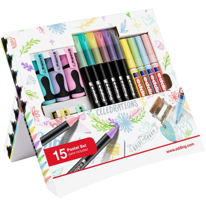 Edding Pastell Celebrations Set Promotion Set / SOLANGE VORRAT!!!