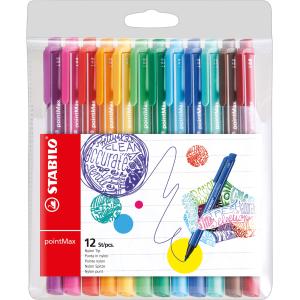 Faserzeichner Stabilo pointMax 0,8 mm 12er Etui