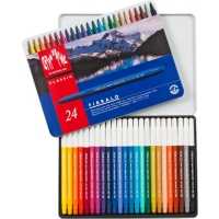 Caran D'ache Fibralo Fasermalstifte Metallschachtel mit 24 Farben