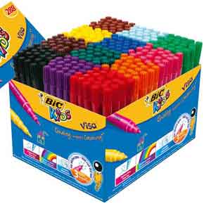 BiC KIDS VISA Fasermalstifte Classpack à 288 Fasermalstifte SOL.VOR.