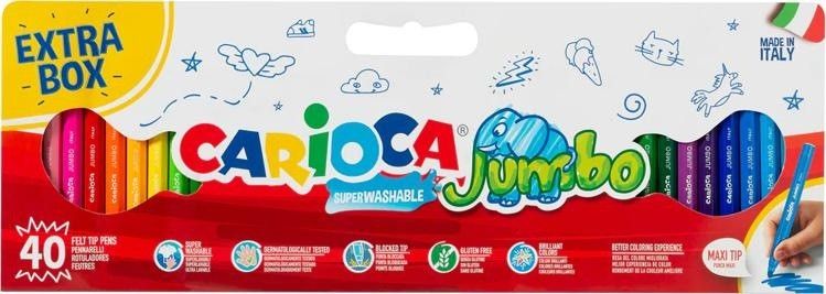 Fasermaler Carioca Jumbo Extra Box 40 Stück SPEZIALBESTELLUNG!!!