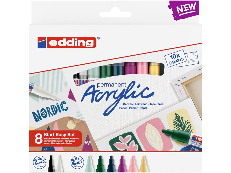Acrylmarker edding Starterset klein Nordic SPEZIALBESTELLUNG