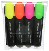 Textmarker Schneider Job Etui mit 4 Farben, Nr. 150