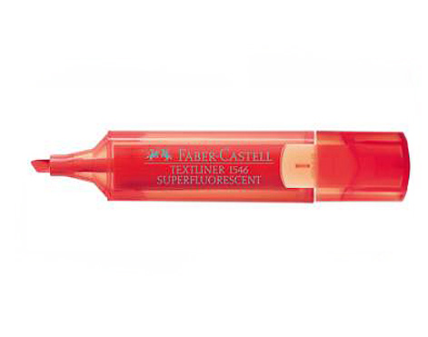 Textmarker Faber-Castell 1546 rot Superfluorescent, Nr. 154621