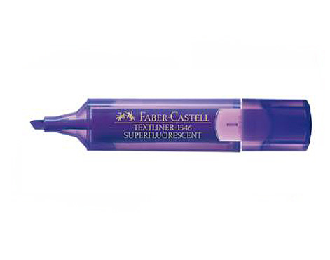 Textmarker Faber-Castell 1546 violett Superfluorescent, Nr. 154636