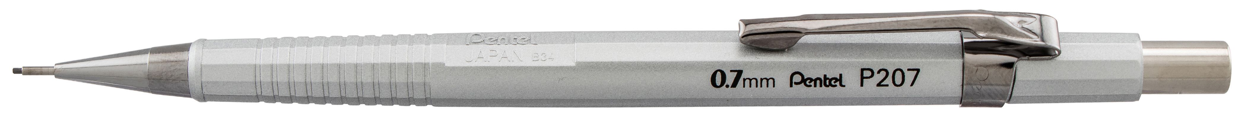 Druckbleistift Pentel 0,7 mm metallic silber