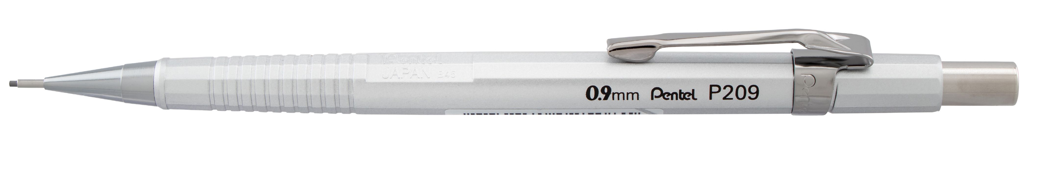Druckbleistift Pentel 0,9 mm metallic silber