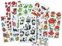 Papierklebesticker, Set mit 16 Bogen 