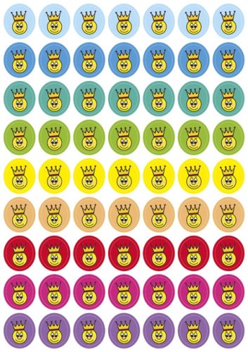 Papierklebesticker, Set à 440 Stück 