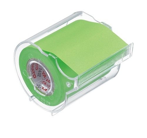 NT Memoc Roll Tape 50 mm x 10 m Lime Haftnotiz Rolle vollflächig klebend