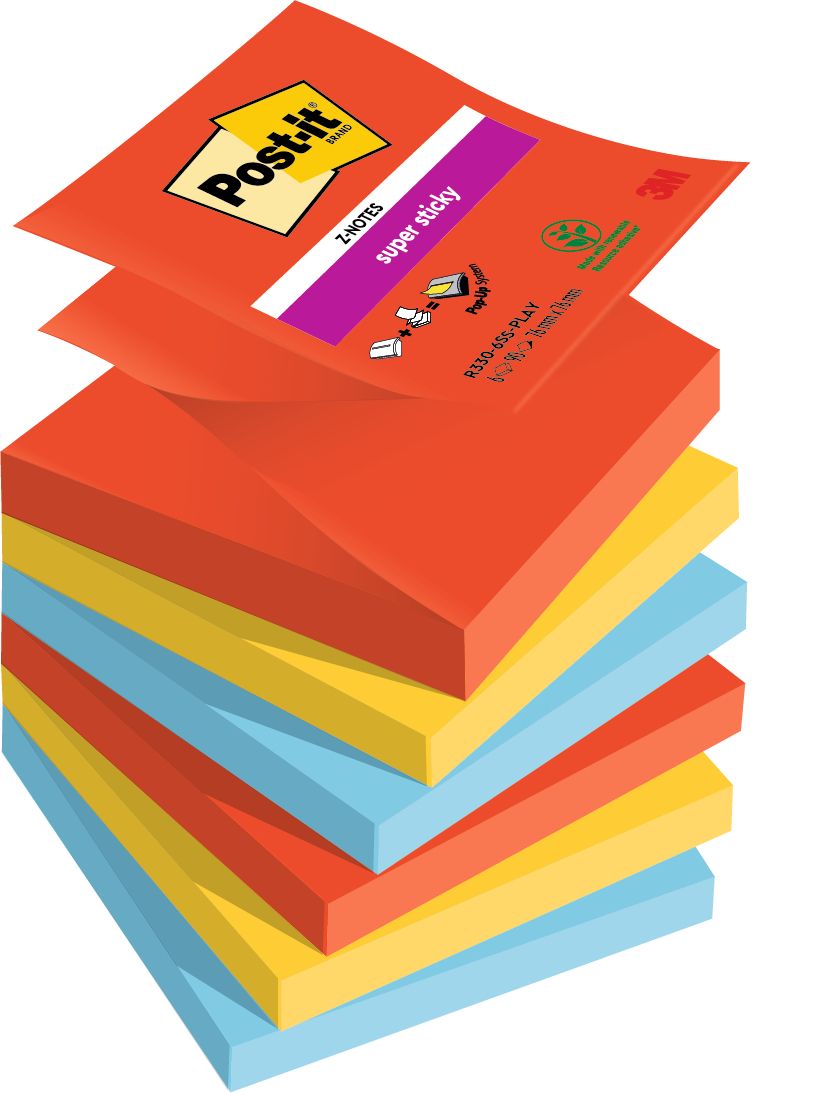 Post-it Super Sticky Z-Notes 76 x 76 mm für Dispenser 