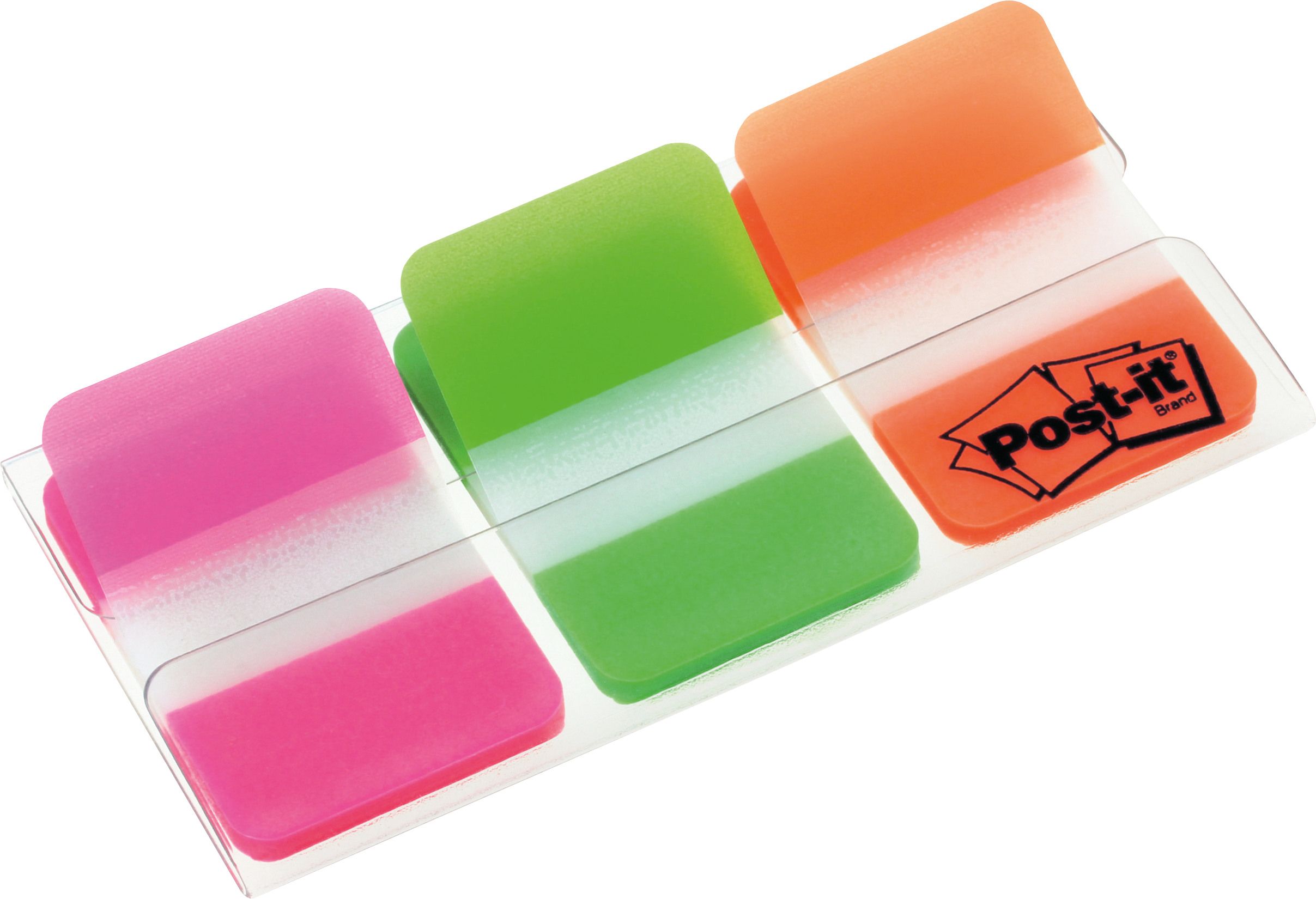 Post-it Index strong, 25,4 x 38 mm Nr. 686, Set mit: pink, neongrün, orange