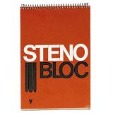 Stenoblock A5, Spiralheftung, 72 Blatt querliniert mit Trennungslinie SOL. VOR.