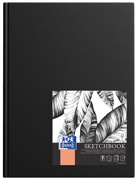 Oxford Skizzenbuch A4, 96 Blatt säurefreies Papier 100 gm2