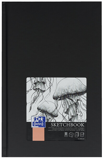 Oxford Skizzenbuch A5, 96 Blatt säurefreies Papier 100 gm2
