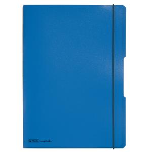 Herlitz My.Book Flex Notizheft A4 kariert + liniert, 2 x 40 Blatt, Blau