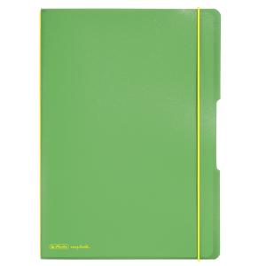 Herlitz My.Book Flex Notizheft A4 kariert + liniert 2 x 40 Blatt, Hellgrün