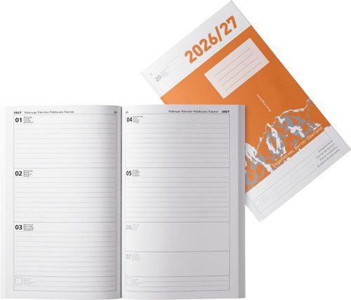 Aufgabenheft mit Datum 2026/2027 1 Woche auf 2 Seiten SPEZIALBESTELLUNG!!