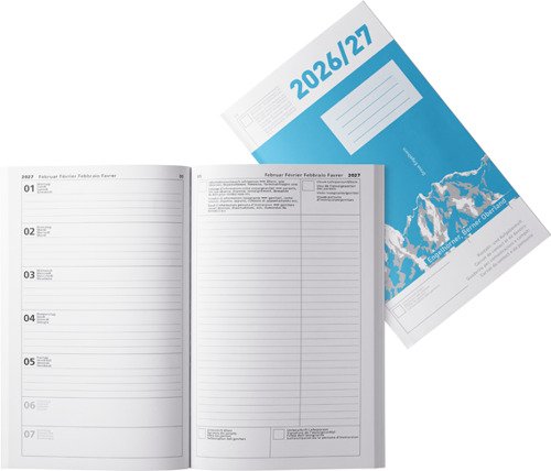 Kontakt- und Aufgabenheft mit Datum 1 Woche auf 2 Seiten SPEZIALBESTELLUNG!!